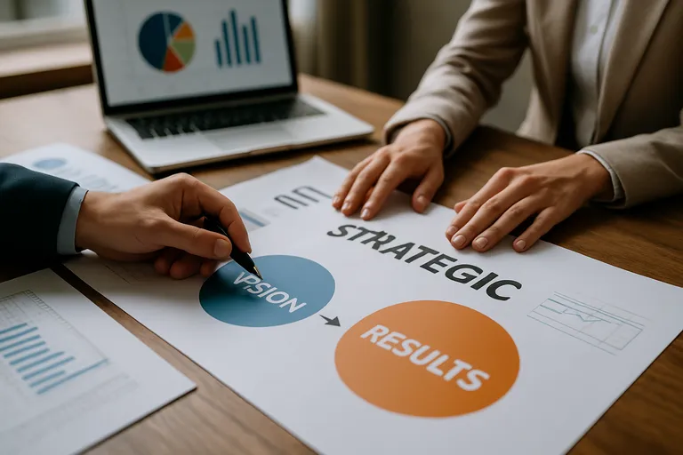 Strategisch advies dat je organisatie van visie naar resultaat brengt